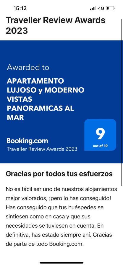 Apartamento Lujoso Y Moderno Vistas Panoramicas Al Mar Марбелья Экстерьер фото